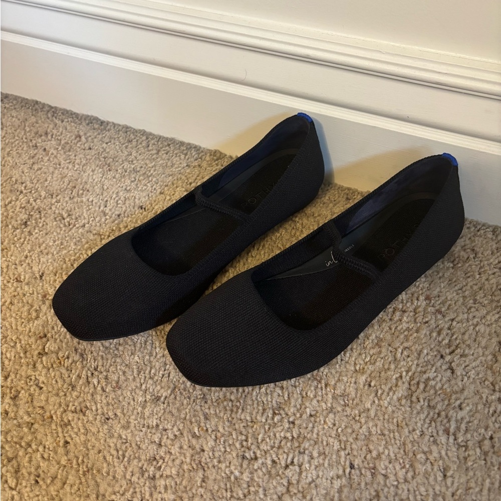 Rothy's Black Mary Jane Flats - Picture 2 of 5